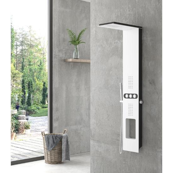 Εικόνα της Karag Στήλη Υδρομασάζ Bianco Nero Touch A7118