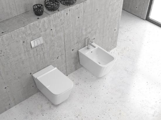 Εικόνα της Karag Λεκάνη Αναρτώμενη Rimless Με Κάλυμμα Lt 003