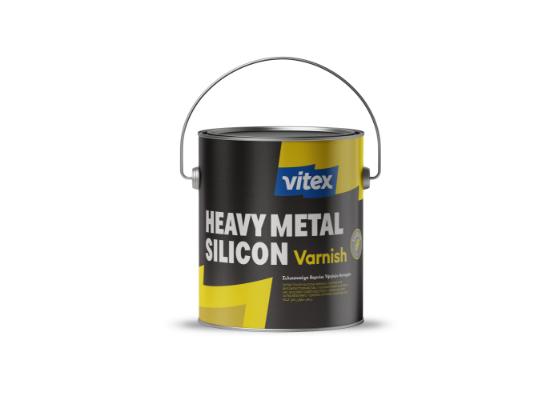Εικόνα της Vitex Heavy Metal Silicon Varnish Σιλικονούχο Βερνίκι Υψηλών Αντοχών Άχρωμο Διαλύτου Γυαλιστερό