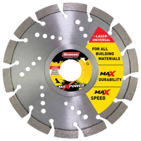 Εικόνα της Benman Διαμαντόδισκος Laser Universal 125mm Max Power 74487 1τμχ