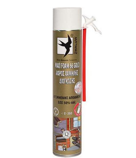 Εικόνα της Maxi Foam Αφρός Πολυουρεθάνης Χαμηλής Διόγκωσης 66 Gold 825Ml