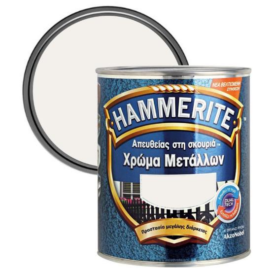 Εικόνα της Hammerite Χρώμα 3 σε 1 Απευθείας στην Σκουριά Γυαλιστερό Άσπρο