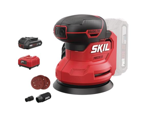 Εικόνα της SKIL 3746 CA Έκκεντρο Τριβείο Brushless 20V Redline ΣΕΤ με Μπαταρία 2.0Ah και Φορτιστή 2.4A