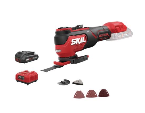 Εικόνα της SKIL 3622 CA Πολυεργαλείο Multi-Cutter Brushless 20V Redline ΣΕΤ με Μπαταρία 2.0Ah και Φορτιστή 2.4A