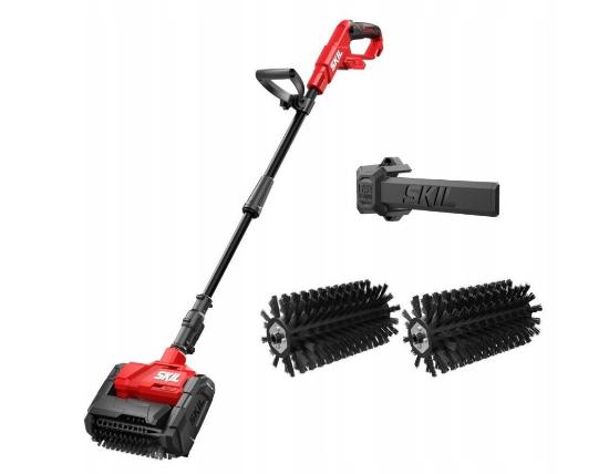 Εικόνα της SKIL 0680 CA Βούρτσα Καθαρισμού Εξωτερικού Δαπέδου Brushless 20V Redline Solo