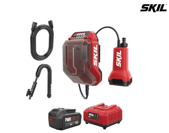 Εικόνα της Skil 0781CA Σετ Υποβρύχια Αντλία Ομβρίων Υδάτων Με Μπαταρία 4.0Ah Και Φορτιστή D00507