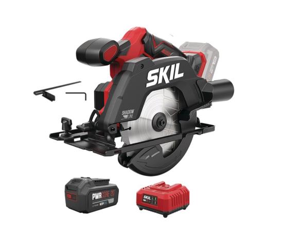 Εικόνα της SKIL 3551 CA Δισκοπρίονο Brushless 20V Redline ΣΕΤ με Μπαταρία 4.0Ah και Φορτιστή 2.4A