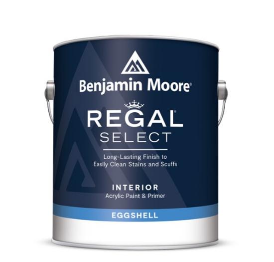 Εικόνα της Benjamin Moore Regal Eggshell Χρώμα & Αστάρι Εσωτερικής Χρήσης - 0.931Lt.