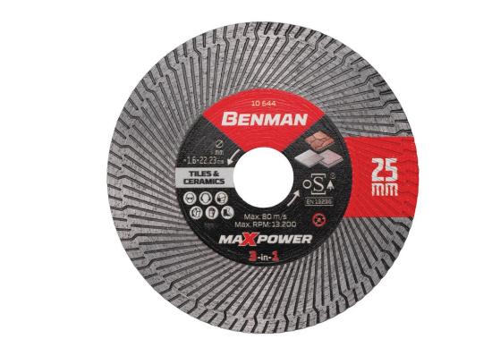 Εικόνα της Benman Διαμαντόδισκος Maxpower 3in1