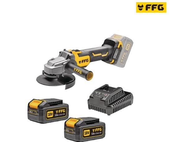Εικόνα της FFGroup Γωνιακός Τροχός Μπαταρίας AG 125 18V PRO D00521