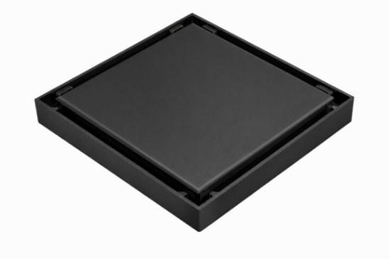 Εικόνα της Arch Design Σχαράκι Σταθερό Τετράγωνο Ανοξείδωτο Επιγεμιζόμενο Φ100 12x12cm Black Matt