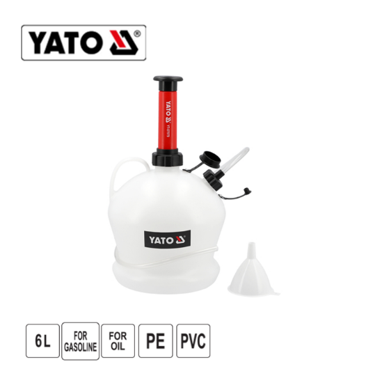 Εικόνα της Yato Τρόμπα Λαδιού-βενζίνης Χειρός 6L ΥΤ-07079