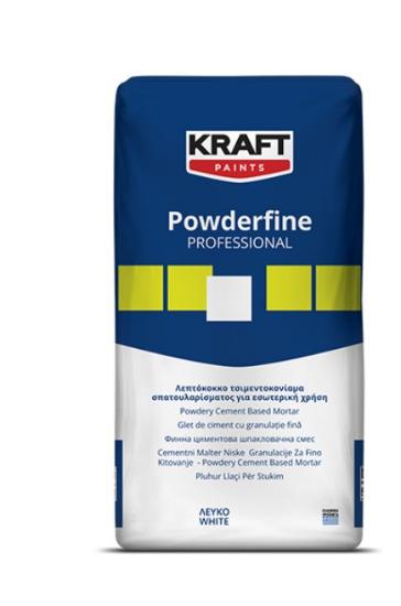 Εικόνα της Kraft Powderfine Ready Mix & Fill Έτοιμος Στόκος Γεμίσματος & Σπατουλαρίσματος 5kg