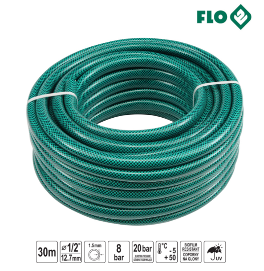 Εικόνα της Flo Λάστιχο Ποτίσματος 1/2-30m 89303