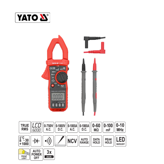 Εικόνα της Yato Αμπεροτσιμπίδα 1000A YT-730933