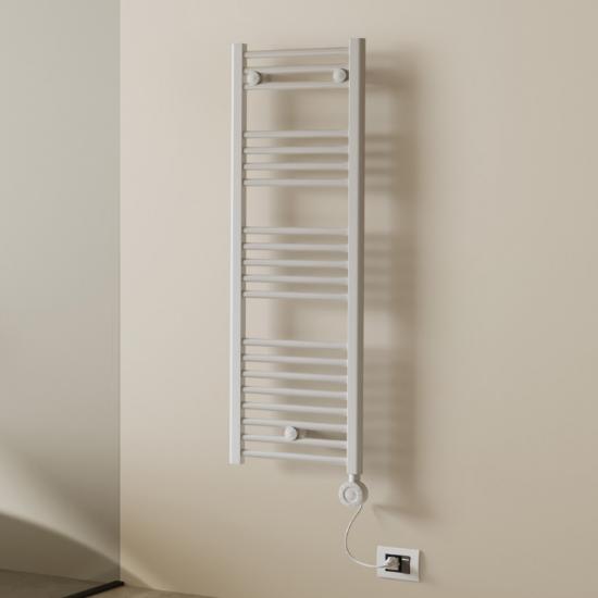 Εικόνα της Lazzarini Σώμα Λουτρού Ηλεκτρικό 1800x600 White RAL 9016 E-Bormio Deco