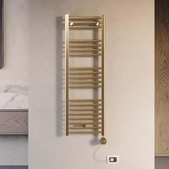 Εικόνα της Lazzarini Σώμα Λουτρού Ηλεκτρικό 800x500 B-Brass E-Bormio Deco