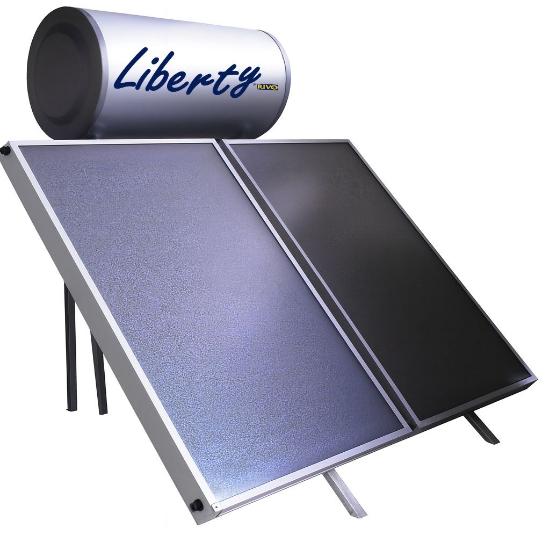 Εικόνα της Liberty by Rivo Ηλιακός Θερμοσίφωνας Glass Διπλής Ενέργειας 150L 2x1,50m2