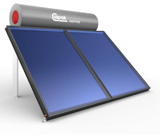 Εικόνα της Calpak Ηλιακός Θερμοσίφωνας Glass Διπλής Ενέργειας 300L 2x2,10m2 Mark5