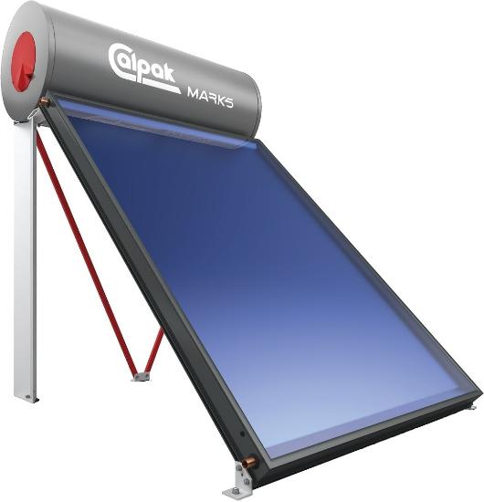 Εικόνα της Calpak Ηλιακός Θερμοσίφωνας Glass Τριπλής Ενέργειας 160L 1x2,10m2 Mark5
